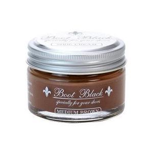 コロンブス ブラックシルバーラインシュークリーム　ミディアムブラウン　55g