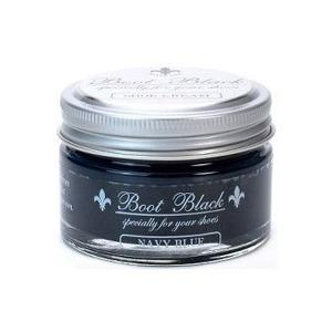 コロンブス ブラックシルバーラインシュークリーム　ネイビーブルー　55g