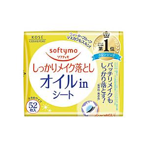 コーセーコスメポート ソフティモ メイク落としシート オイルイン b つめかえ用 52枚入