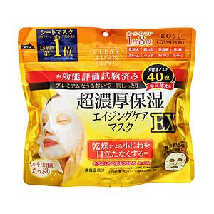 コーセーコスメポート クリアターン 超濃厚保湿マスクEX 40枚入
