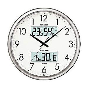 CASIO(カシオ) ITM-650J-8JF シルバー 電波掛時計 生活環境お知らせクロック