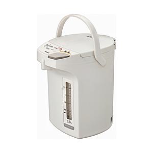 ピーコック 電気ポット（電動給湯式）省エネタイプ　3.0L  ライトグレー WMS-30HL ［3....