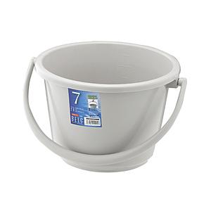 リス ベルク 広口バケツ グレー 7WB ＜KBK5102＞