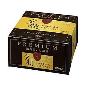 紀陽除虫菊 夕顔 天然蚊取り線香プレミアム 30巻〔蚊取り用品〕