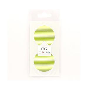 カモ井加工紙 mt CASA seal（CASAシール） （ボーダー・キウイ）　MTCDS027 【...