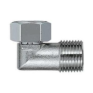 カクダイ カクダイ　ナットつきフレキ用小曲りエルボ