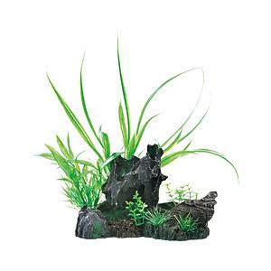 ジェックス 癒し水景　ＭＩＸプランツ　ロック　黒