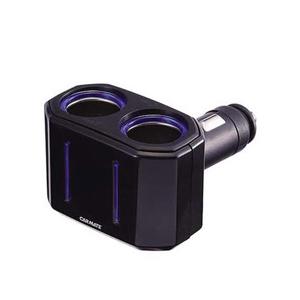 カーメイト CT779 ダイレクト2連首振りソケット 黒