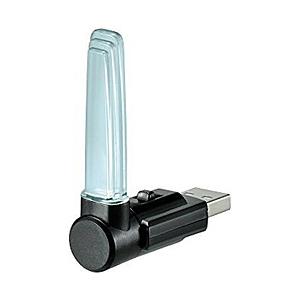 カーメイト CZ406 車用 クリスタルランプ USB ブルーLED