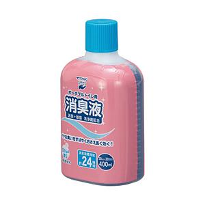 新輝合成 ＴＯＮＢＯ　ポータブルトイレ用消臭液　４００ｍｌ　ブルー   12024