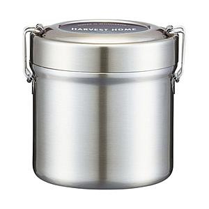 スケーター 抗菌真空ステンレスランチボックス 総容量600ml ベーシック STLB1AG [一部電...