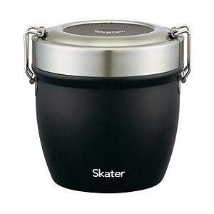 スケーター 抗菌真空ステンレス丼ランチジャー 総容量800ml ブラック STLBD8AG