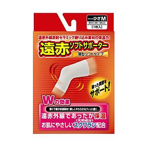 新生 遠赤ソフトサポター ひざ M 1枚入