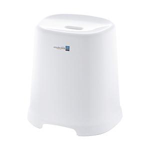 リッチェル シンプルトーン腰かけ40H（ホワイト）  ホワイト 31388