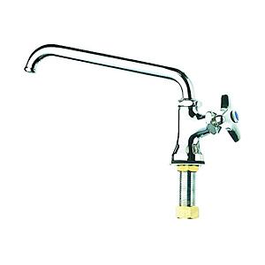 三栄水栓 ＳＡＮＥＩ　立形上向自在水栓   A57J-13