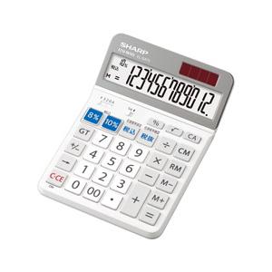 SHARP(シャープ) 軽減税率対応実務電卓(セミデスクトップ・12桁)　EL-SA72X 【軽減税...