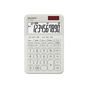 SHARP(シャープ) ミニナイスサイズ電卓  グレー系 EL-M336-HX ［10桁 /W税率対...