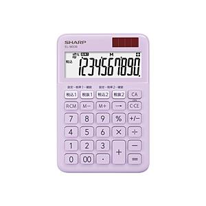 SHARP(シャープ) ミニナイスサイズ電卓  バイオレット系 EL-M336-VX ［10桁 /W...