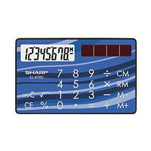 SHARP(シャープ) EL-878S-X　クレジットカード型電卓 （8桁）