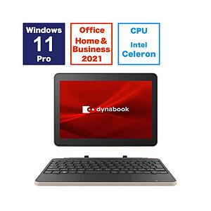 ノートパソコン dynabook K2 ブラック＆ベージュ P1K2XPTB ［10.1型 /Win...