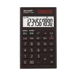 SHARP(シャープ) カラー・デザイン電卓 「手帳タイプ」（10桁） EL-WA21X