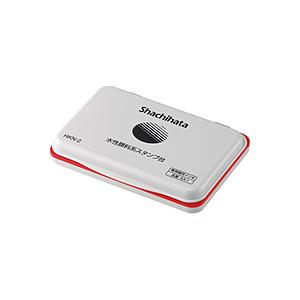 シヤチハタ 水性顔料系スタンプ台 中形 赤   HKN-2-R