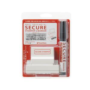 シヤチハタ XHS-2471MS1　セキュア　スタンパー2471+マーカー（黒）