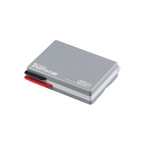 シヤチハタ デュエット スタンプ台(エコス) 黒/朱肉   HFW-2MEC 【864】