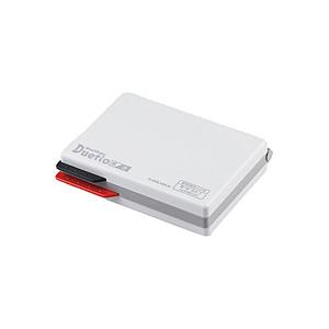 シヤチハタ デュエット スタンプ台(エコス) 黒/赤   HFW-2EC