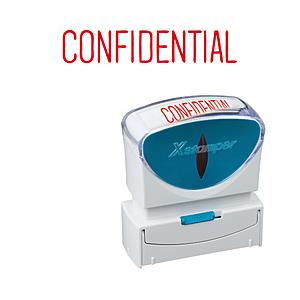 シヤチハタ ビジネスキャップレスB型　赤　CONFIDENTIAL   X2-B-11302