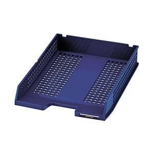 セキセイ デスクトレー　シストレー　A4  青 STX-60-10