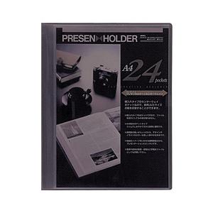セキセイ プレゼンホルダーセンターウェイ　A4-S ページイン グレー PAL-604-62