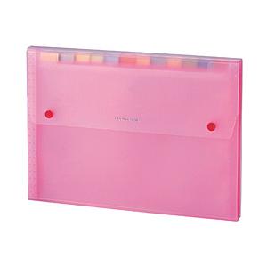 セキセイ ドキュメントファイル　A4　13ポケット  ピンク SSS-1212-21 【864】
