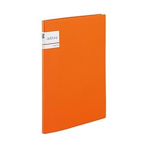 セキセイ アドワン クリヤーファイル A4-S 20ポケット オレンジ