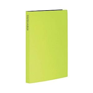 セキセイ フォトアルバム（高透明）（KG・ポストカードサイズ80枚収容／ライトグリーン）　KP-80...