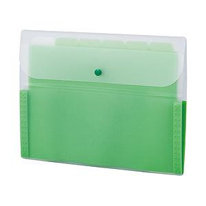 セキセイ ドキュメントホルダー A4 6ポケット Actif(アクティフ) グリーン ACT-390...