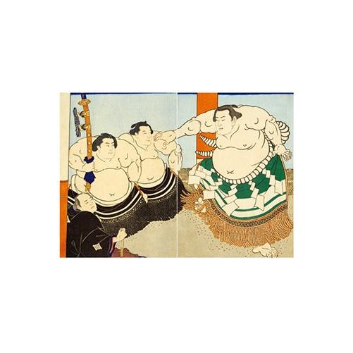 セキセイ カバーノート Ａ５ 浮世絵　相撲 PAKKUN (パックン)  PKN-737-00