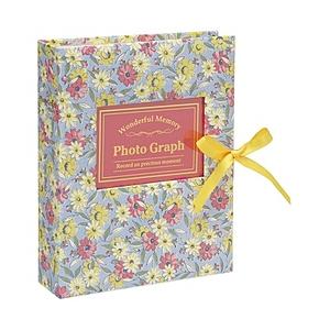 セキセイ ハーパーハウス フレームアルバム 花柄ブルー XP-3331