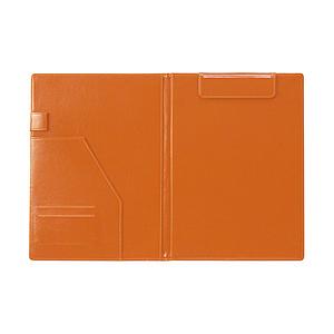 セキセイ ［クリップファイル］　ベルポスト （A4）  表紙 ブラック・内側 オレンジ BP-572...