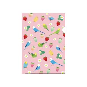 セキセイ Inc 5152 インコクリアファイル インコとイチゴ ピンク の最安値 価格比較 送料無料検索 Yahoo ショッピング