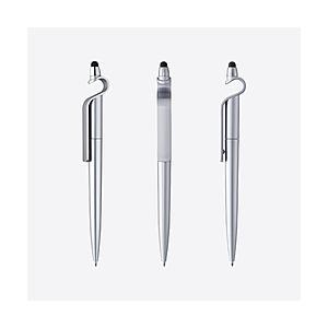 セキセイ スマタテペン 多機能ペン ラポルタ シルバー LA-6685-64 ［0.7mm］