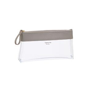 セキセイ ラポルタ クリアケース クリアクリア PENサイズ  ライトグレー LA-6336-61