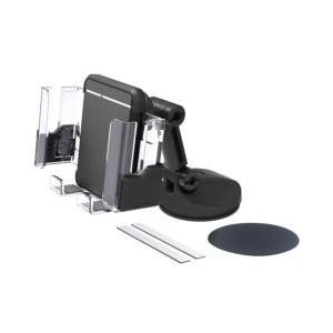 星光産業 車内用品　EXEA(エクセア)　スマホホルダー　カラー：ブラック　吸盤取り付けタイプ　収納...