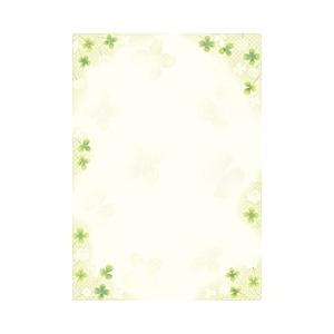 ササガワ 和ごころ 白つめ草 （A4サイズ・10枚）　4-1016