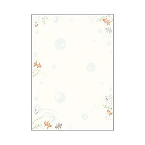 ササガワ 和ごころ 金魚 （A4サイズ・10枚）　4-1021