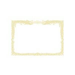 ササガワ OA賞状用紙 縦書用（A4サイズ・10枚・白）　10-1060