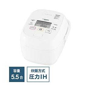 ZOJIRUSHI(象印マホービン) 圧力IH炊飯ジャー 極め炊き ホワイト NW-CB10 ［5....