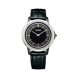 シチズン ［ソーラー時計］エコ・ドライブ ワン（One） 「革バンドモデル」　AR5024-01E ...