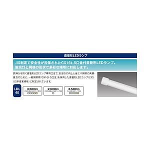 東芝ライテック 直管ランプシステム40一般形Ｗ   LDL40SW/19/23-G2 ［GX16t-...