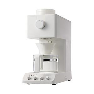 ツインバード 全自動コーヒーメーカー    ［全自動 /ミル付き］　CMD457W 【864】